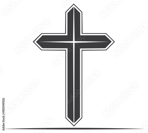 Christian Cross Symbol Graphic Religious Faith Religion Christianity Concepts Sign