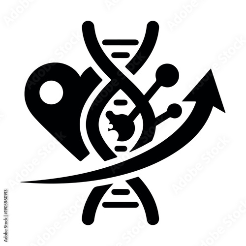 90s retro hip hop breakdancer silhouette logo vector black and white dynamic movement urban street culture design element
