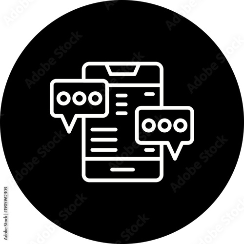 Mobile Chat Icon