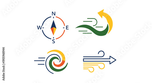 Wind Direction Line art color