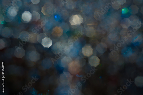 blue bokeh background