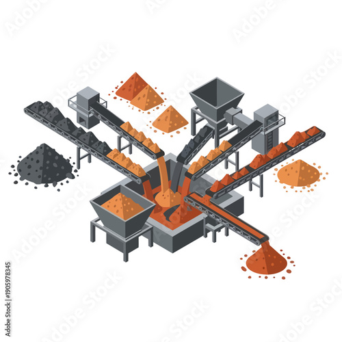Industrial Crushing and Sorting Machinery Equipment.