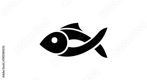 Samurai warrior with crossed swords silhouette