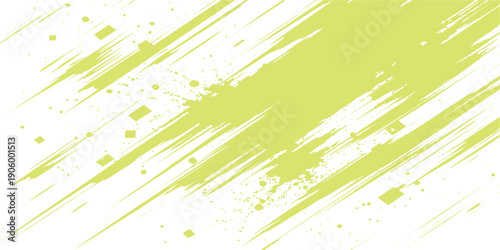 Abstract grunge green background vector illustration with light texture and spring nature wave pattern backdrop for web banner design