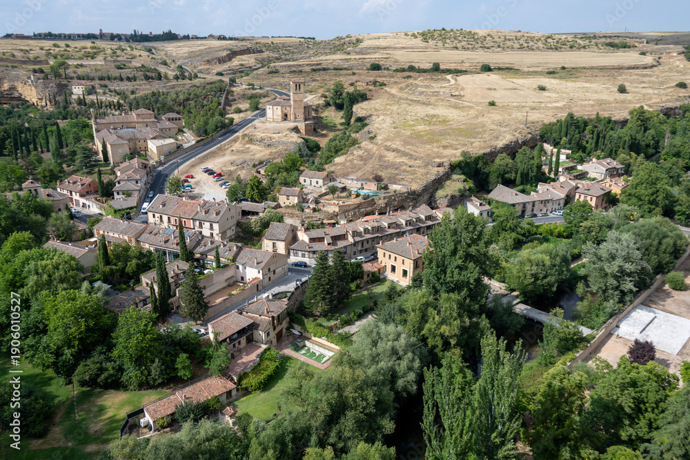 Fototapeta premium Segovia Landscape View from Alcázar