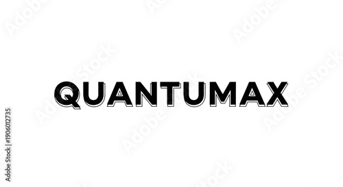 Quantum Max Logo Design on White Background.