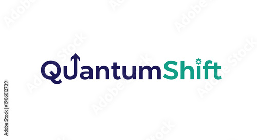 QuantumShift logo with stylized letter Q and arrow symbolizing innovation and progress.