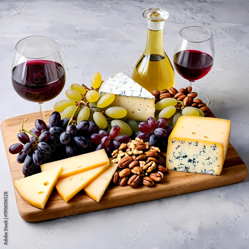 cheese and wine