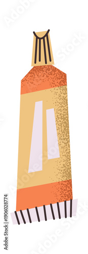 Personal toothpaste tube sticker design