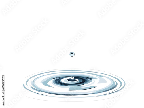 Принти на полотні water, drop, droplet, liquid, splash, ripple, moisture, wet, fresh, purity, clea