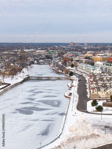 Foto Asbury park frozen west lake