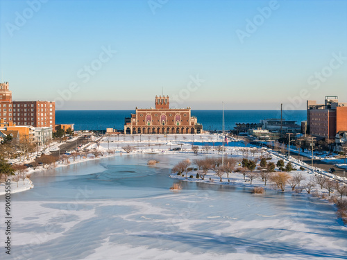 Fotografie Asbury Park Winter in Monmouth County