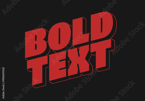 3D Stroke Text Effect