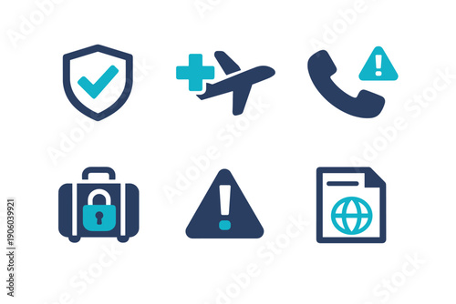 Icon image generation background safety secure simple alert advisory clean vector no