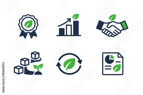 Simple symbol labels clean image neutral generation icon numbers esg vector scalable