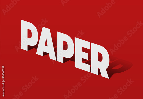 Paper Text Effect