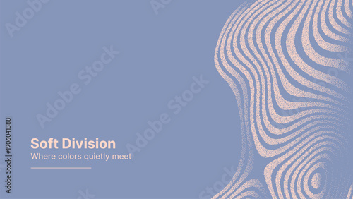 Pale pastel color abstract stipple wave background. Dot gradient texture for modern branding and presentation.