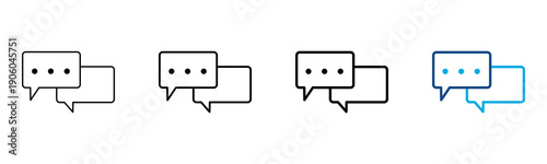 Advice Icon Different Style Outline Collection Set Vector Illustration