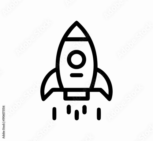 Cartoon vector illustration of a shuttle spaceship surfing on a surfboard through space like a speed sport icon design