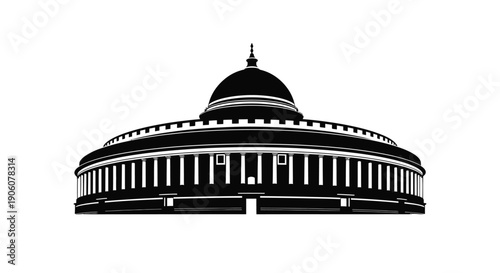 A striking black silhouette of the united states capitol building washington d c silhouette high quality professional detailed modern elegant stylish clean crisp
