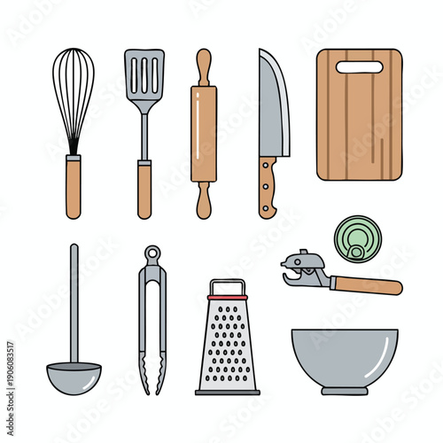 Kitchen Utensils and Tools Set