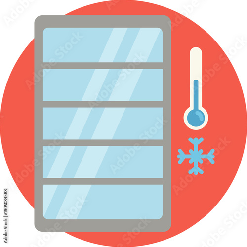Represents a temperature-controlled cooler used to store perishable food items safely and prevent spoilage.