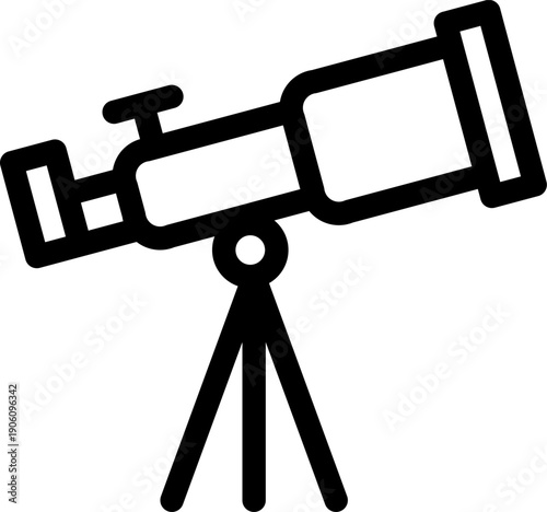 Minimalist telescope vector for astronomy education