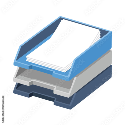 Office Filing Cabinet with Documents