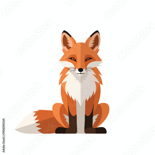 Cute Cartoon Fox Illustration