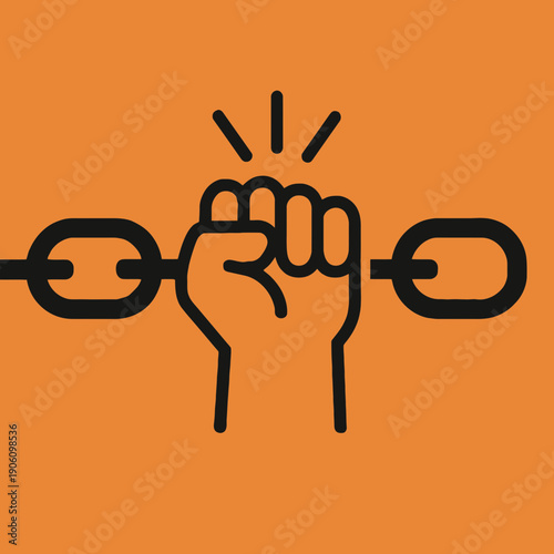 Cesar Chavez Day Strength Icon