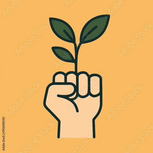 Cesar Chavez Day Growth Symbol