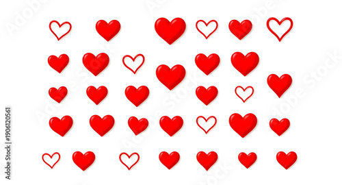 hearts, heart, red, love, romantic, valentine, affection, passion, feeling, emotion, symbol, icon, cute, sweet, tender, relationship, couple, unity, happiness, joy, caring, desire, warmth, beauty, dec