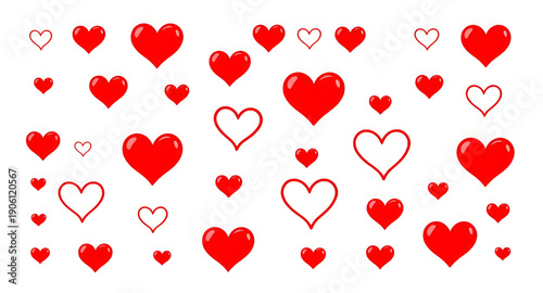 heart, hearts, red, love, romance, valentine, affection, passion, emotion, symbol, icon, cute, sweet, relationship, couple, togetherness, happiness, joy, caring, desire, warmth, beauty, decorative, ba