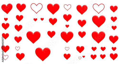 heart, hearts, red, love, romance, valentine, affection, passion, emotion, symbol, icon, cute, sweet, relationship, couple, togetherness, happiness, joy, caring, desire, warmth, beauty, decorative, ba