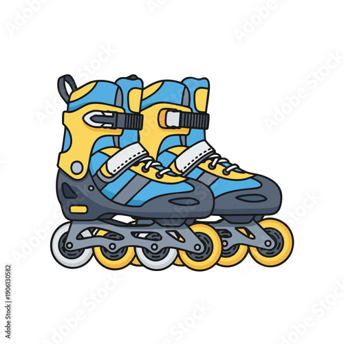 Colorful Inline Skates for Fun and Fitness