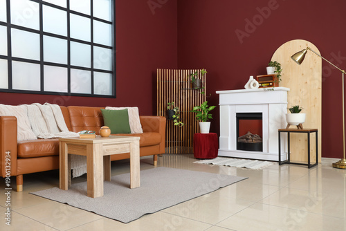 Interior of stylish living ...