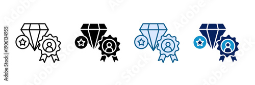 Employer Branding Icon Set Multiple Style Collection