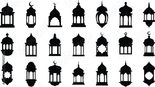 Islamic Ramadan Lantern Ornament Set