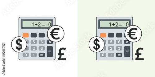 Comparing Calculators Side-by-Side with Different Styles