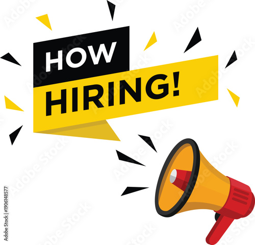 How Hiring design concept 