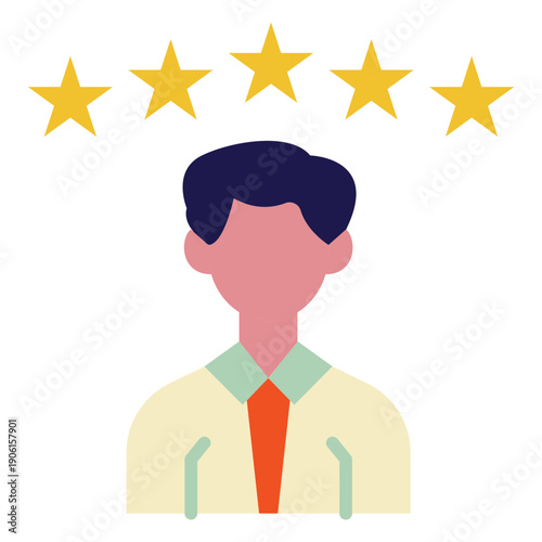 Best Employee Flat Icon