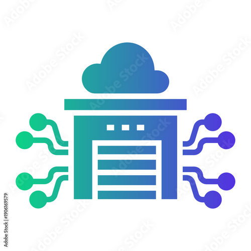 warehouse Gradient icon