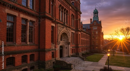Yale University Architecture at Sunset Beautiful Historic Buildings New Haven Connecticut Campus Life