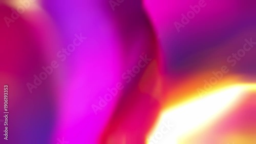 Holographic rainbow pink futuristic background. Iridescent Lights