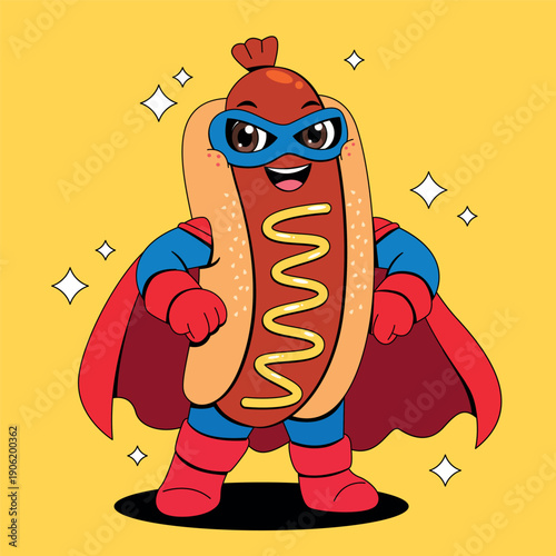 Superhero Hot Dog