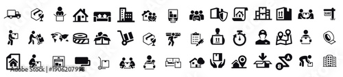 moving icons vector design