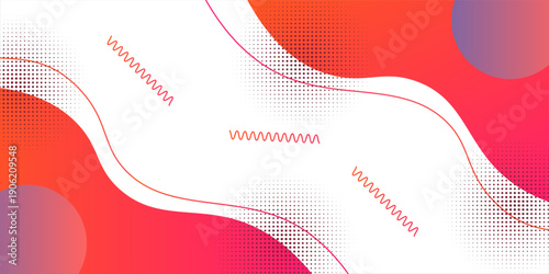Colorful banner template with gradient color. Design with liquid form. with a combination of yellow and pink with a modern and luxurious concept