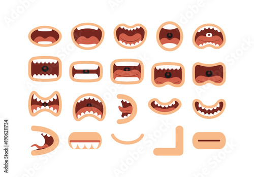 Mouth Cartoon Element