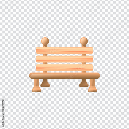 Classic Park Bench Icon
