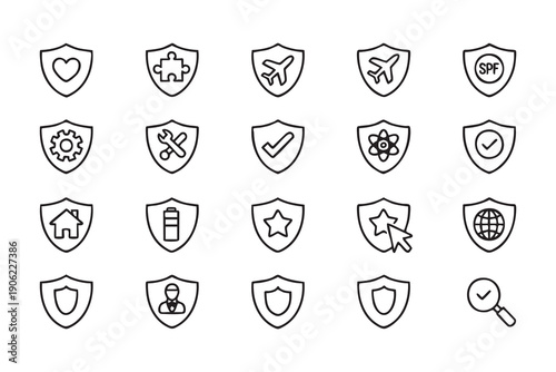 Secure user and home protection vector collection